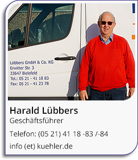 Harald Lübbers, Geschaftsführer