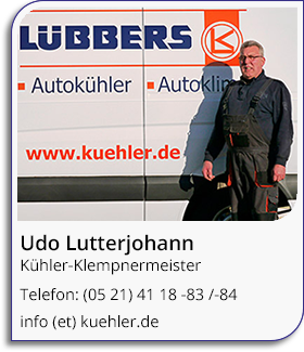 Udo Lutterjohann, Kühler-Klempnermeister